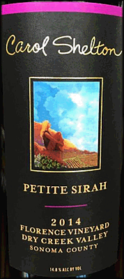 Carol Shelton 2014 Florence Vineyard Petite Sirah