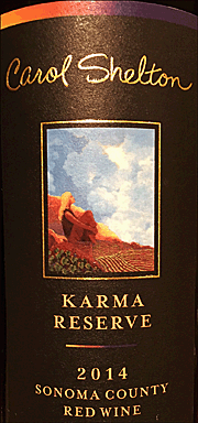 Carol Shelton 2014 Karma Reserve