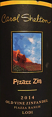 Carol Shelton 2014 Pizazz Zinfandel