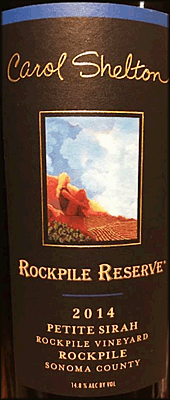 Carol Shelton 2014 Rocky Reserve Petite Sirah