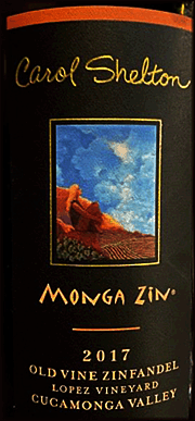 Carol Shelton 2017 Monga Zin