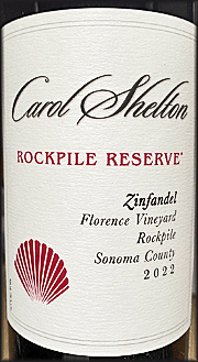 Carol Shelton 2022 Rocky Reserve Zinfandel