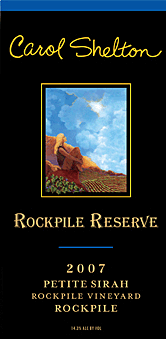 Carol Shelton 2007 Rockpile Reserve Petite Sirah