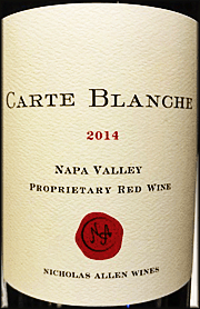 Carte Blanche 2014 Proprietary Red