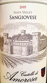 Castello di Amorosa 2009 Sangiovese