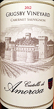 Castello di Amorosa 2012 Grigsby Cabernet Sauvignon