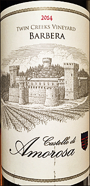 Castello di Amorosa 2014 Twin Creeks Barbera