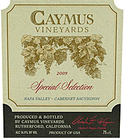 Caymus 2009 Special Selection Cabernet