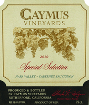 Caymus 2010 Special Selection Cabernet