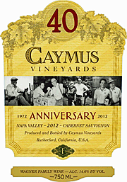 Caymus 2012 Cabernet Sauvignon