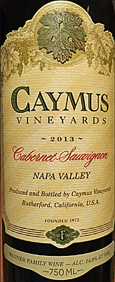 Caymus 2013 Napa Valley Cabernet Sauvignon