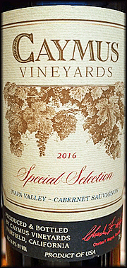 Caymus 2016 Special Selection Cabernet Sauvignon