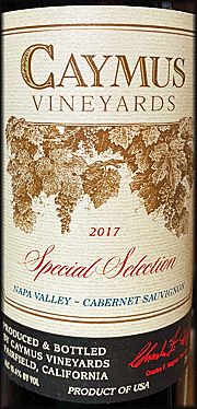 Caymus 2017 Special Selection Cabernet Sauvignon