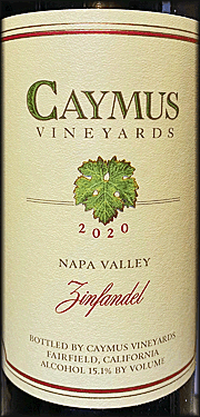 Caymus 2020 Zinfandel