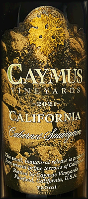Caymus 2021 California Cabernet Sauvignon