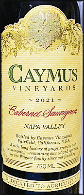 Caymus 2021 Napa Valley Cabernet Sauvignon