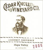 Cedar Knoll 2006 Cabernet