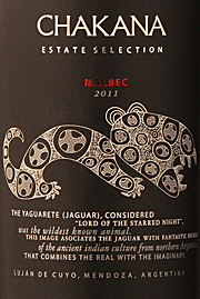 Chakana 2011 Estate Selection Malbec