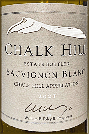 Chalk Hill 2021 Estate Sauvignon Blanc