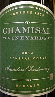 Chamisal 2012 Stainless Chardonnay