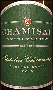 Chamisal 2015 Stainless Chardonnay