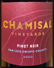 Chamisal 2020 San Luis Obispo Pinot Noir
