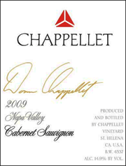 Chappellet 2009 Signature Cabernet