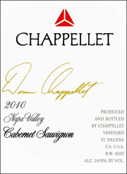 Chappellet 2010 Signature Cabernet