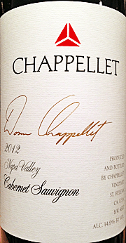 Chappellet 2012 Signature Cabernet