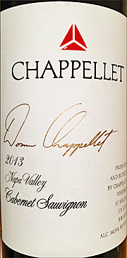 Chappellet 2013 Signature Cabernet Sauvignon