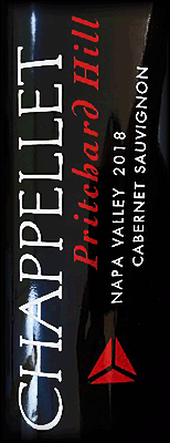 Chappellet 2018 Pritchard Hill Cabernet Sauvignon