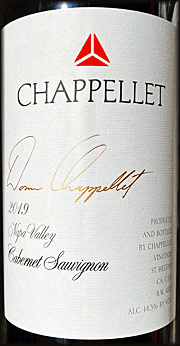 Chappellet 2019 Signature Cabernet Sauvignon