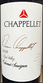 Chappellet 2022 Signature Cabernet Sauvignon