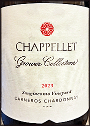Chappellet 2023 Grower Collection Sangiacomo Chardonnay