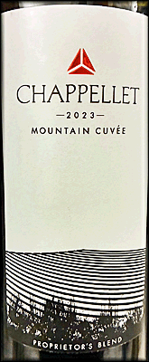 Chappellet 2023 Mountain Cuvee