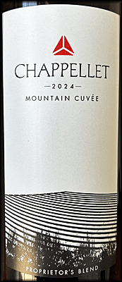 Chappellet 2024 Mountain Cuvee Proprietor's Blend