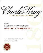 Charles Krug 2007 Cabernet