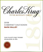 Charles Krug 2008 Cabernet