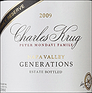 Charles Krug 2009 Generations