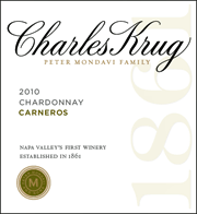 Charles Krug 2010 Carneros Chardonnay