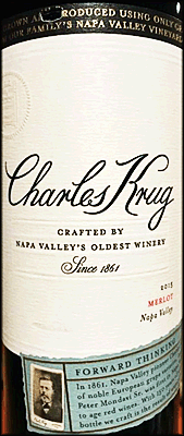 Charles Krug 2015 Merlot