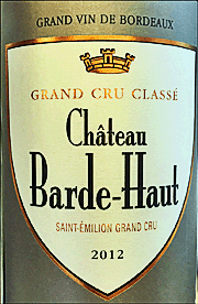 Chateau Barde Haut 2012