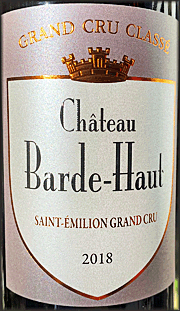 Chateau Barde-Haut 2018
