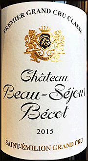 Chateau Beau Sejour Becot 2015