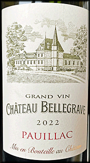 Chateau Bellegrave 2022 Pauillac