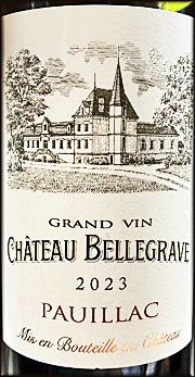 Chateau Bellegrave 2023 Pauillac