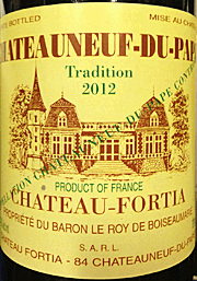 Chateau Fortia 2012 Chateauneuf du Pape