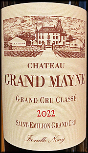 Chateau Grand Mayne 2022 Grand Cru Classe