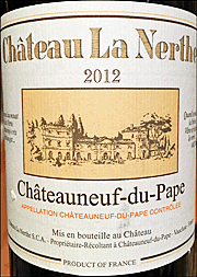 Chateau La Nerthe 2012 Chateauneuf du Pape