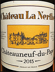 Chateau La Nerthe 2015 Chateauneuf du Pape Blanc